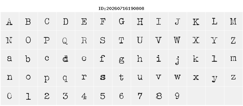 Character Map