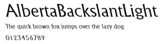AlbertaBackslantLight.ttf