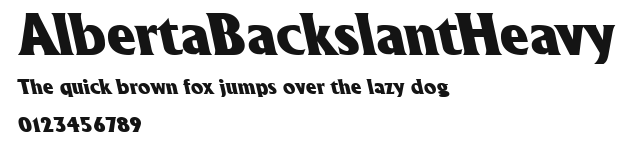 AlbertaBackslantHeavy Preview