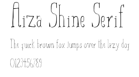 Aiza Shine Serif.ttf