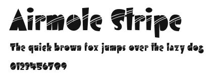 Airmole Stripe.ttf