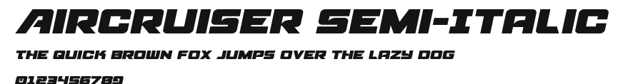 Aircruiser Semi-Italic.ttf