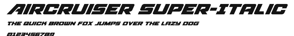 Aircruiser Super-Italic.ttf