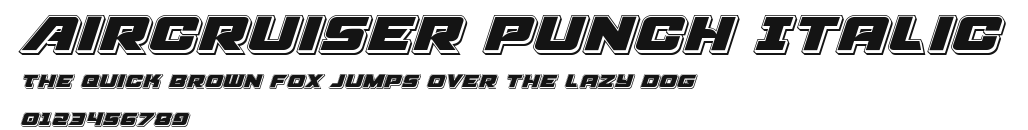 Aircruiser Punch Italic.ttf