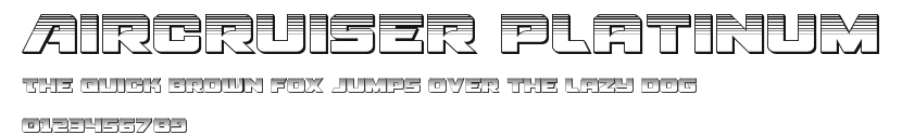 Aircruiser Platinum.ttf