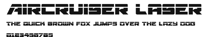 Aircruiser Laser.ttf