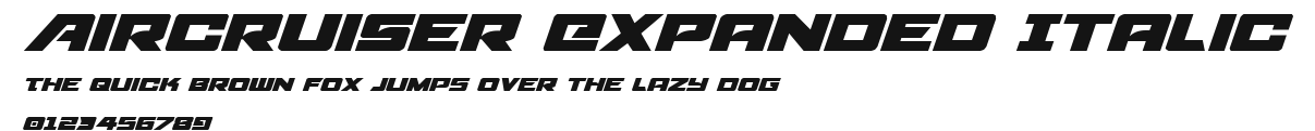 Aircruiser Expanded Italic.ttf