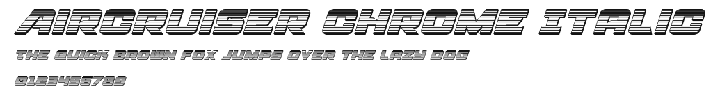 Aircruiser Chrome Italic.ttf