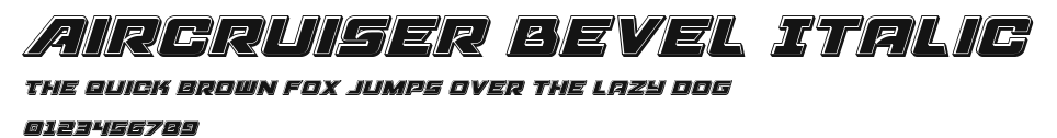 Aircruiser Bevel Italic.ttf