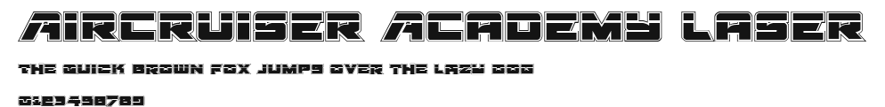 Aircruiser Academy Laser.ttf