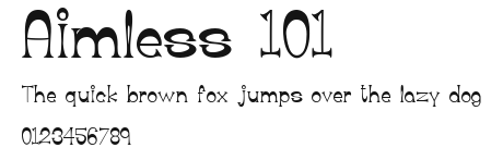 Aimless 101.ttf