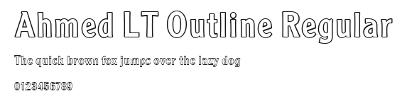 Ahmed LT Outline Regular.ttf