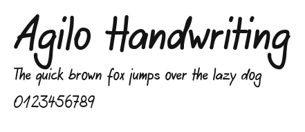 Agilo Handwriting.ttf