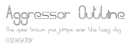 Aggressor Outline.ttf