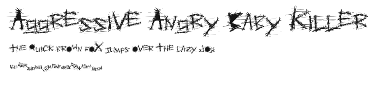 Aggressive Angry Baby Killer.ttf