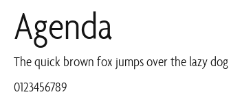Agenda.ttf