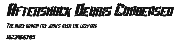 Aftershock Debris Condensed.ttf
