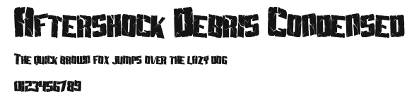 Aftershock Debris Condensed.ttf