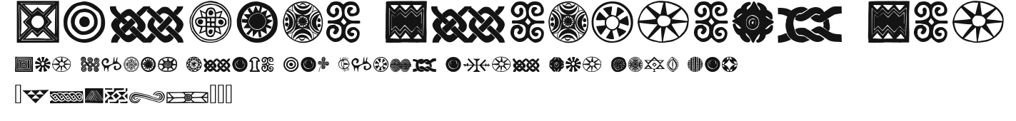 African Ornaments One.ttf