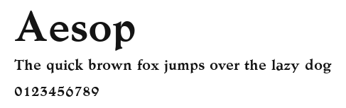 Aesop.ttf