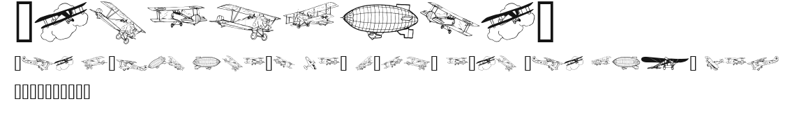 Aeroplanes.ttf