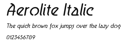 Aerolite Italic.otf