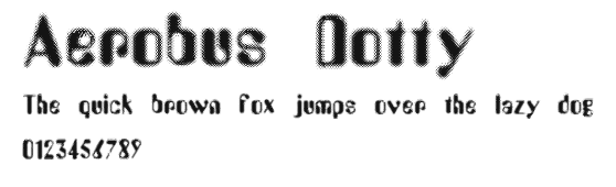 Aerobus Dotty.ttf