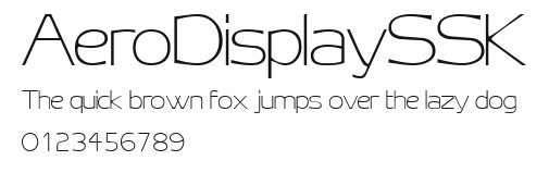 AeroDisplaySSK.ttf