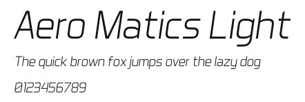 Aero Matics Light.ttf