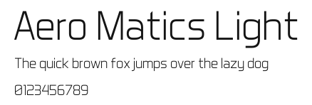 Aero Matics Light.ttf