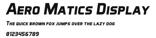 Aero Matics Display.ttf