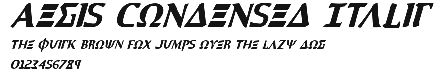 Aegis Condensed Italic.ttf