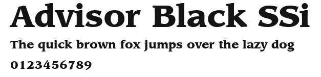 Advisor Black SSi.ttf