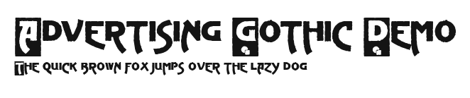 Advertising Gothic Demo.ttf