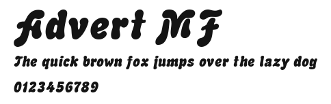 Advert MF.ttf