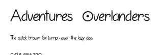 Adventures Overlanders.ttf
