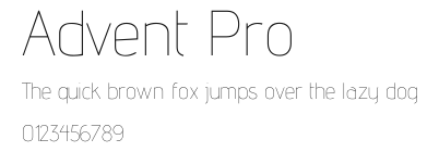 Advent Pro.ttf
