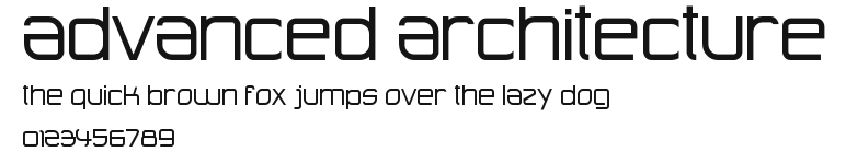 Advanced Architecture.ttf