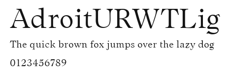 AdroitURWTLig.ttf