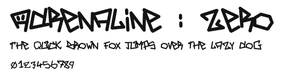Adrenaline : Zero.ttf