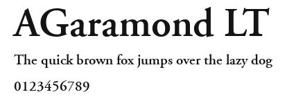 AGaramond LT.ttf