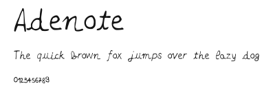 Adenote.ttf