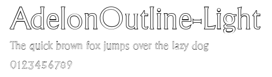 AdelonOutline-Light.ttf