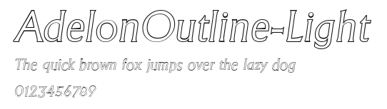 AdelonOutline-Light.ttf