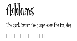 Addams.ttf