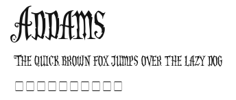 Addams.ttf