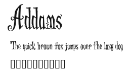 Addams.ttf
