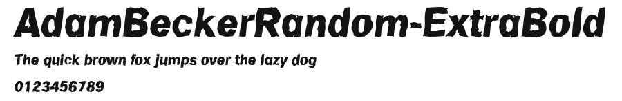 AdamBeckerRandom-ExtraBold.ttf