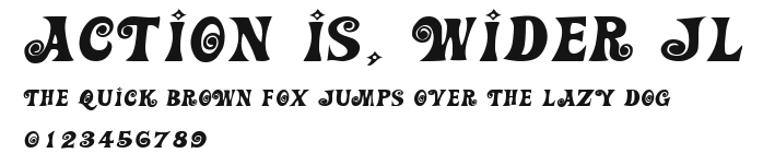 Action Is, Wider JL.ttf