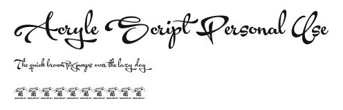 Acryle Script Personal Use.ttf